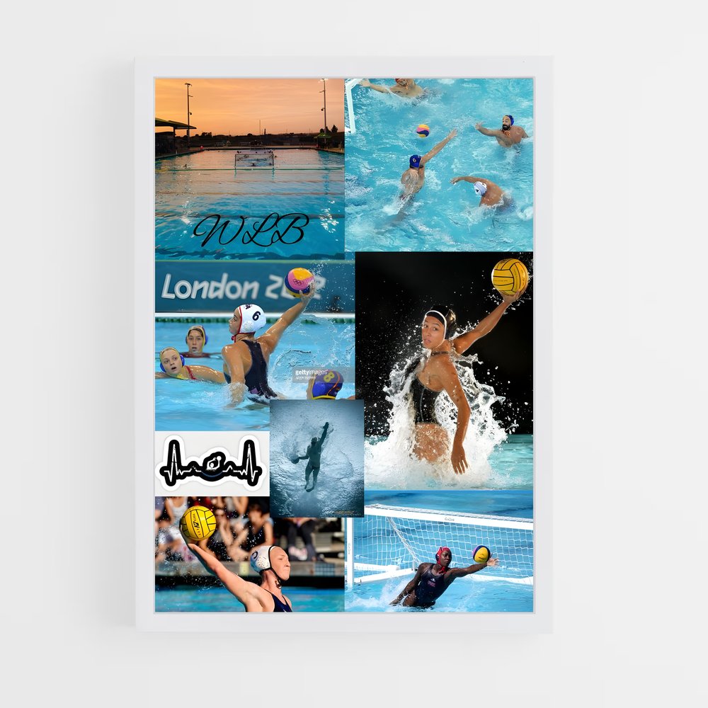 Poster Water polo – affiche Water-polo (vue 3)